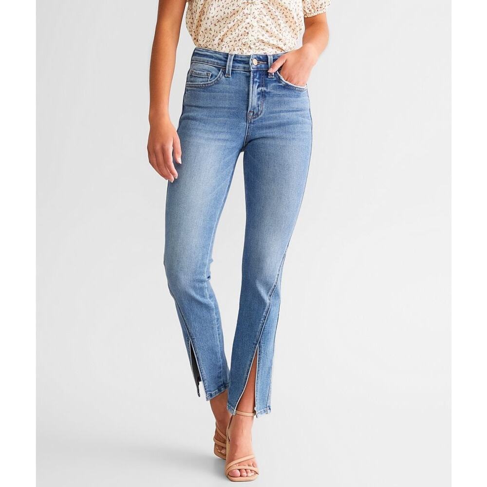 Flying Monkey High Rise Split Hem Straight Stretc… - image 1